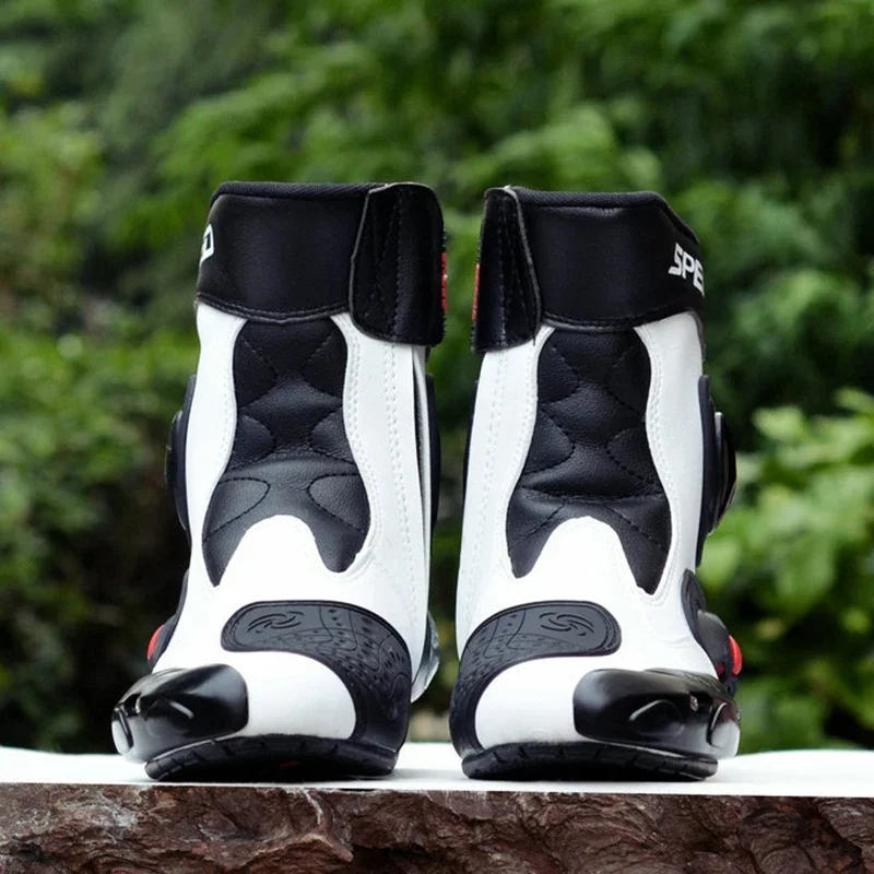 Riding Tribe Microfiber leather Motorcycle Boots Pro biker Speed