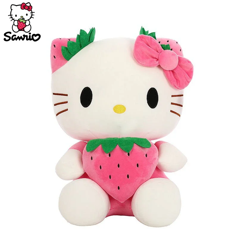 

20CM Hello Kitty Plush Toy Plushies Anime Figure Doll Kuromi Home Decoration Room Pillow Kawaii Sanrio Children Birthday Gifts