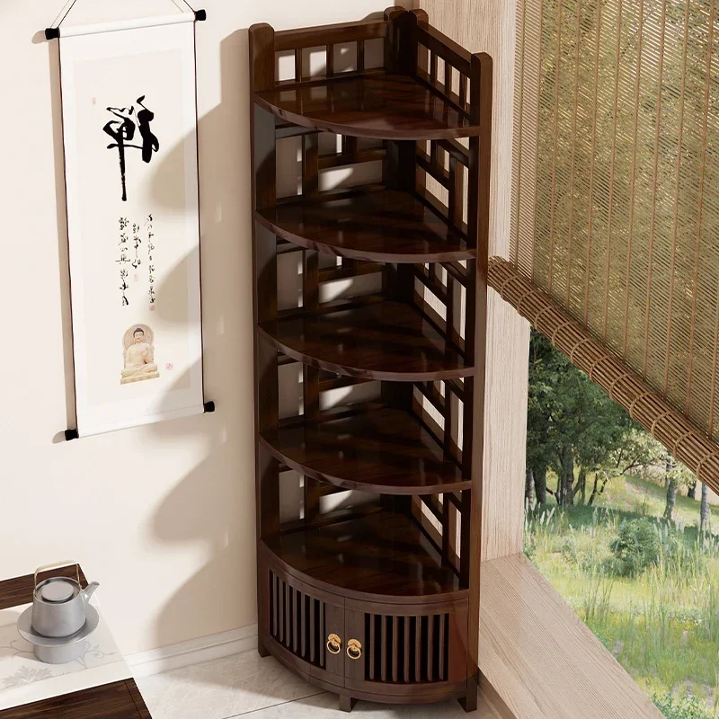 Flower Rack Corner Living Room Plant Display Floor Ceiling Pot Does Not Take Space Multi