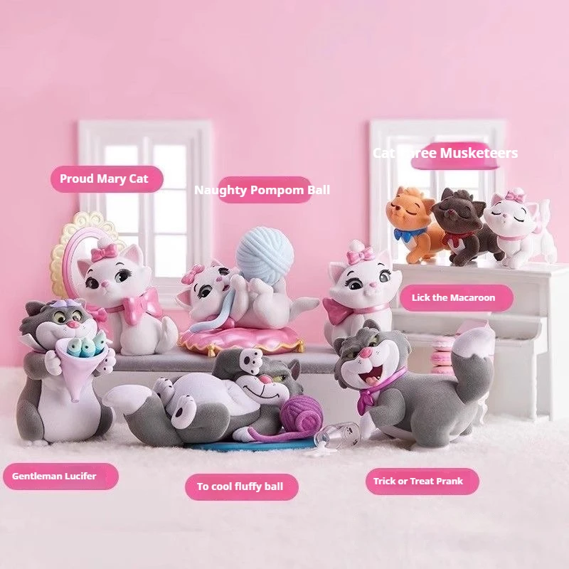 

Miniso'S Disney Lucifa Mary Cat Cute Surprise Blind Box Figurines And Mary Cat Christmas And Birthday Gift Decorations
