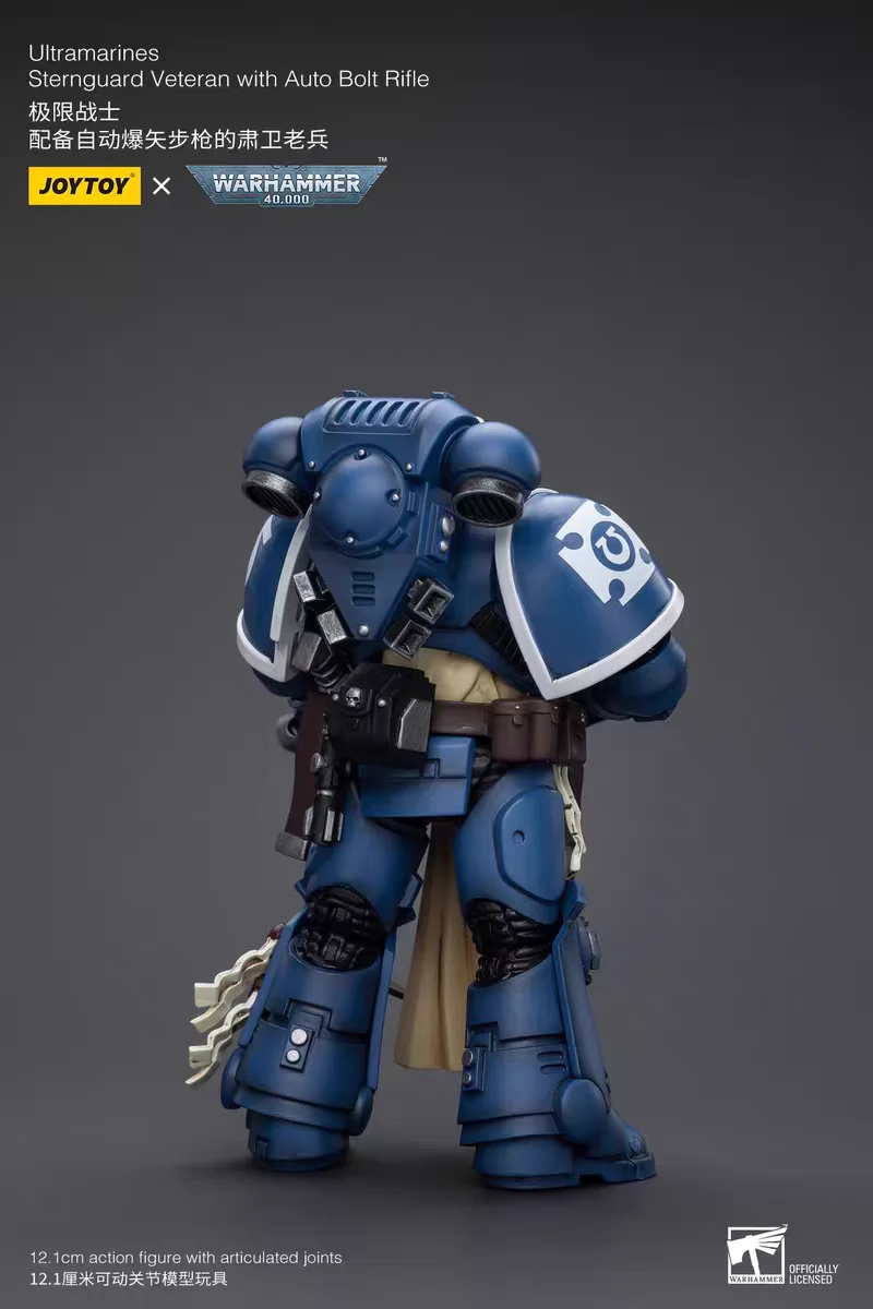 【JOYTOY】Warhammer 40K Ultramarines Sternguard vétéran avec fusil à boulon automatique 1/18 figurine jouets