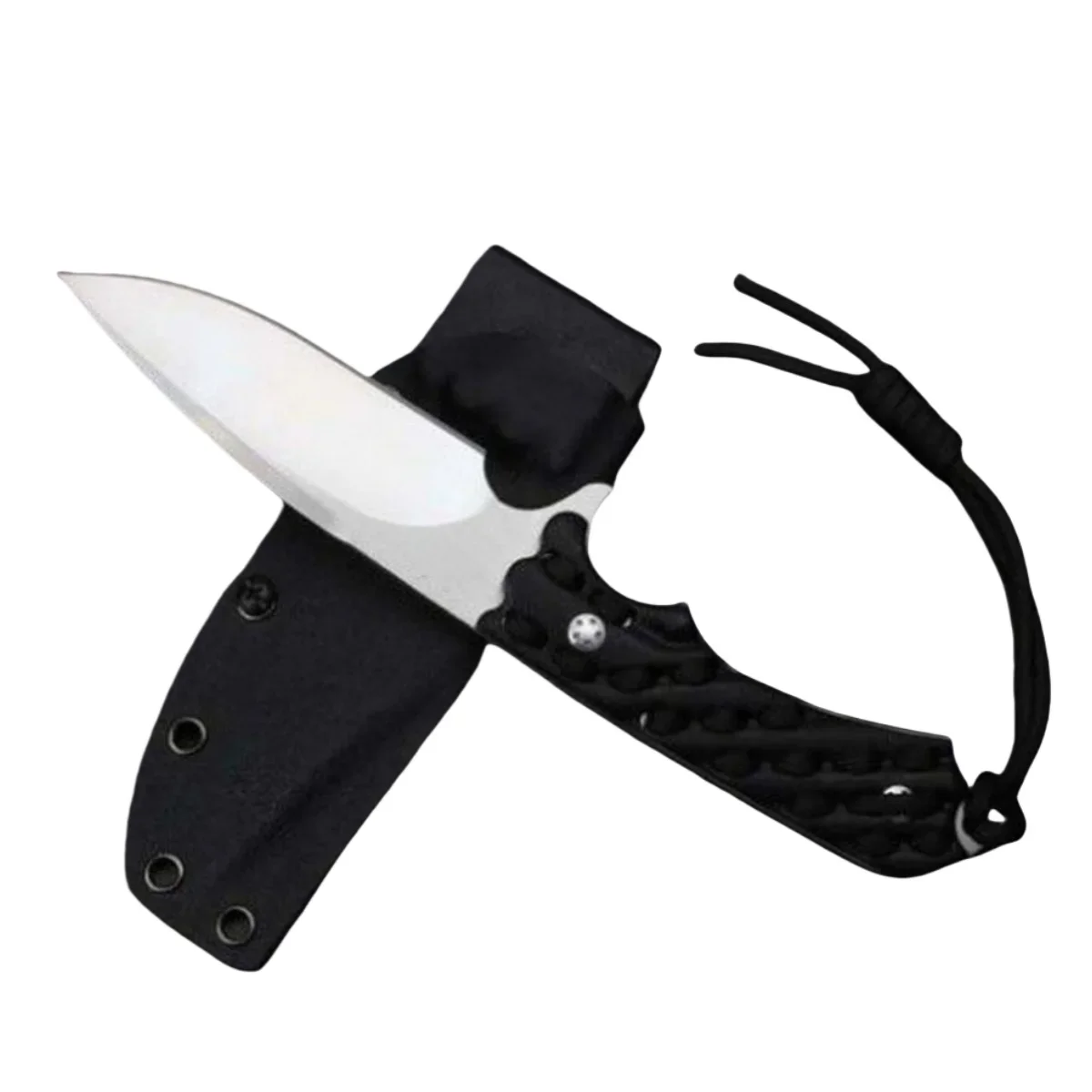 Paodin M4 Hunting Straight Fixed Blade Knife 7CR17MOV Blade with K Sheath Tactical Rescue Camping EDC Survival Tool Knives