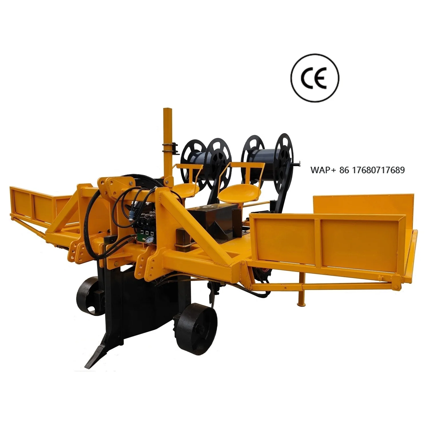 Single-Row Olive Tree Planter & Transplanter Easily Operable Seedling Seeder & Sapling Transplanter