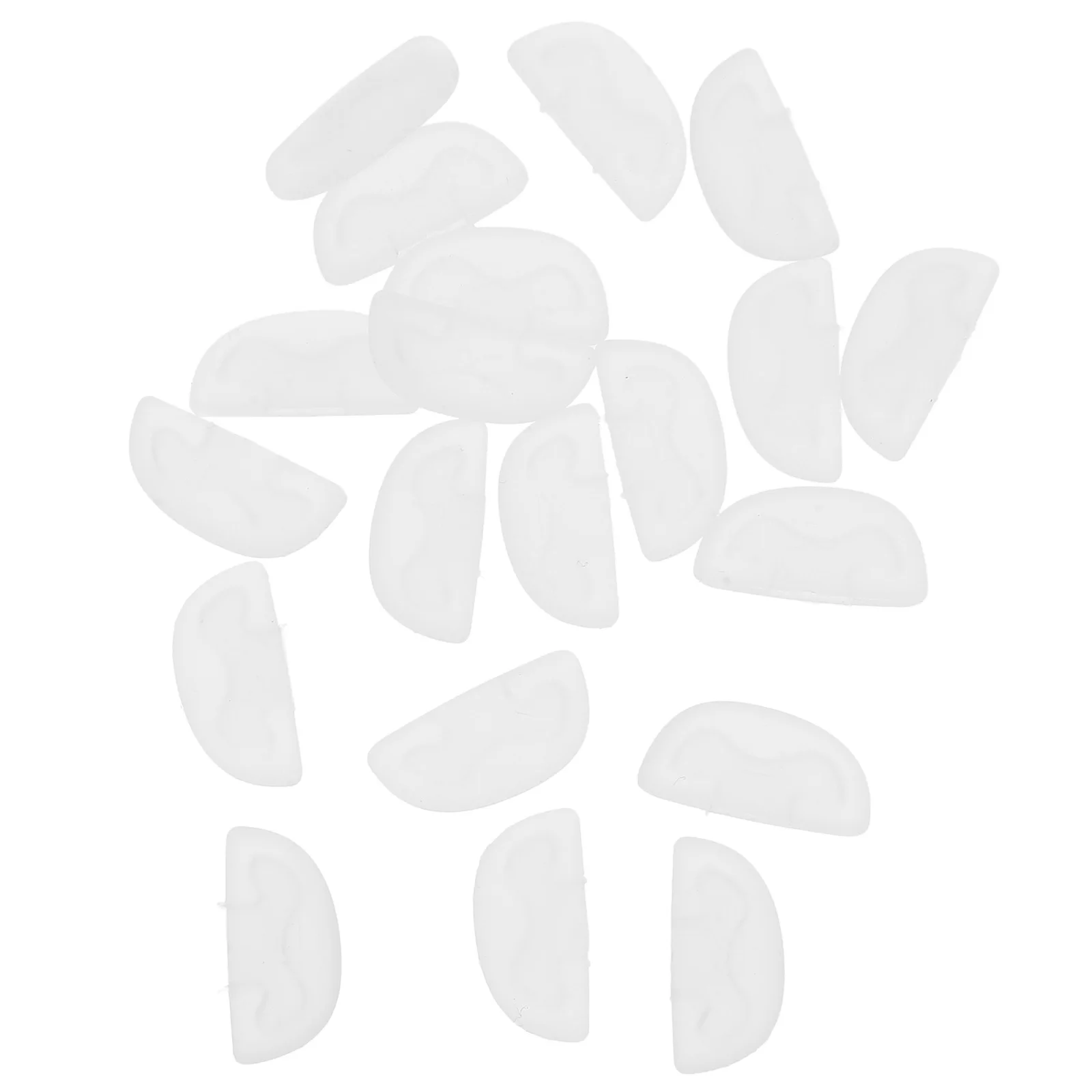 10 Pairs Silicone Nose Pads Lightweight Comfortable Glasses Accessories Soft Replacement Parts Bridge Eyeglasses nose cushion