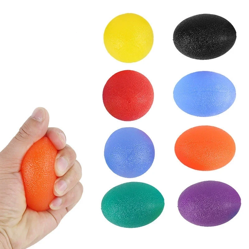 1/2PCS Rehabilitation Training Grip Strength Ball Adult Hand Grip Stress Reduction Pinch Ball Toy