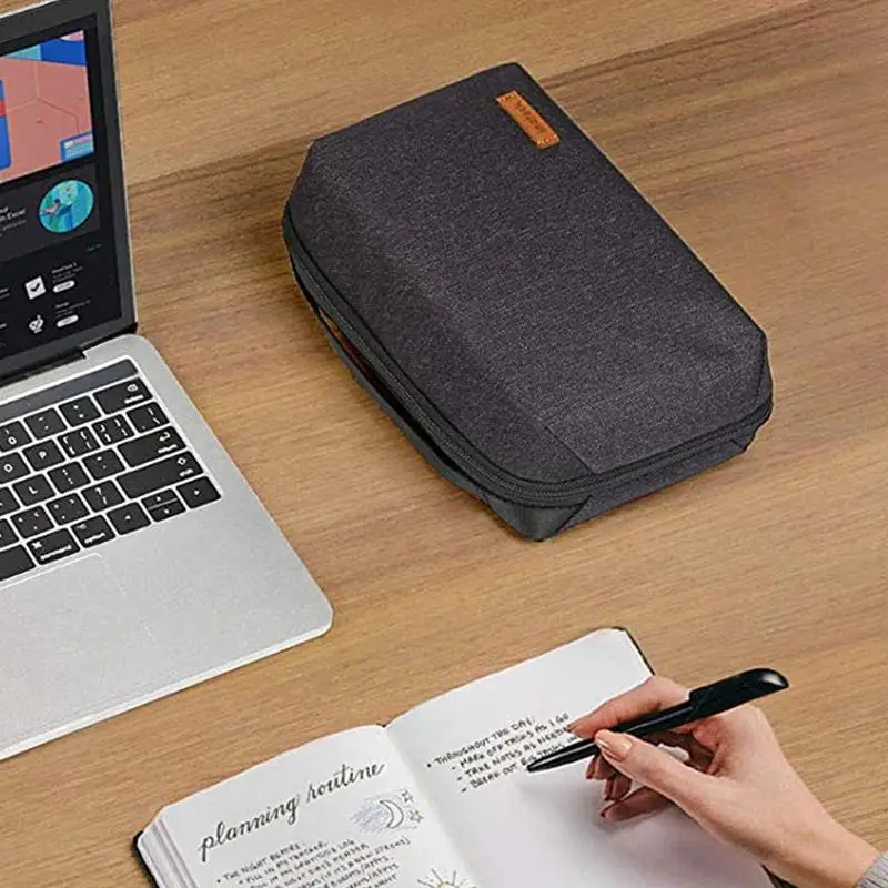 

Portable Storage Bag Case Travel Cable Organizer Bag Cosmetic Bag Case Accessories Item Electronic Carry Case For Cables Cord