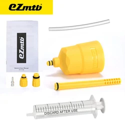 EZMTB Bike Simple Brake Bleed Kit Tool for Shimano Hydraulic Disc Brake Bicycle Funnel Oil Stopper Mineral Oil Fluid Bleeder