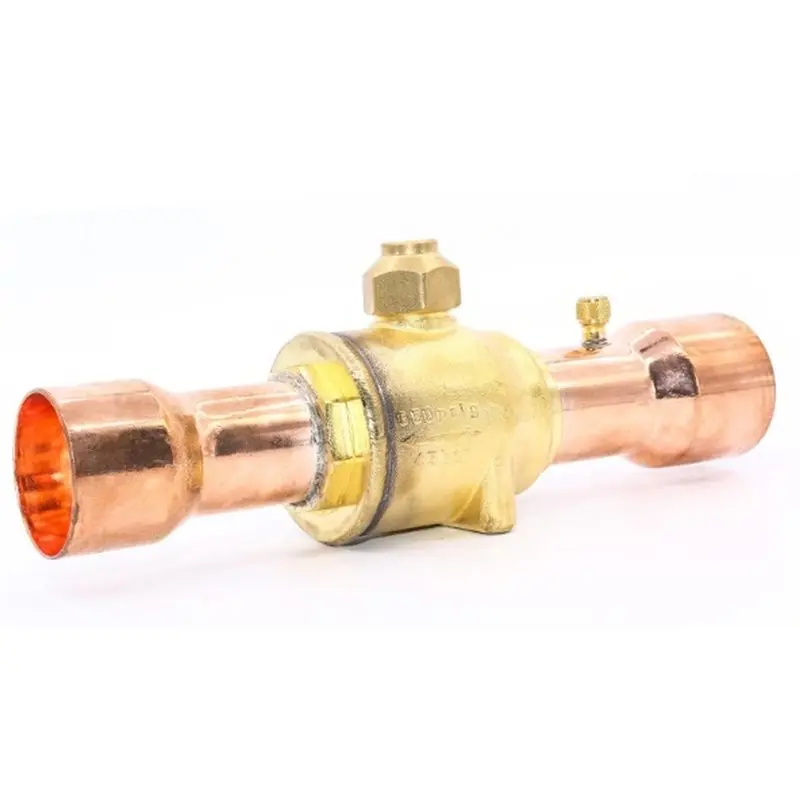 2026 New Welded Ball Valve Two-Way Shut-Off Valve For Heat Pump Air Conditioning Units For Freezing And Refrigeration