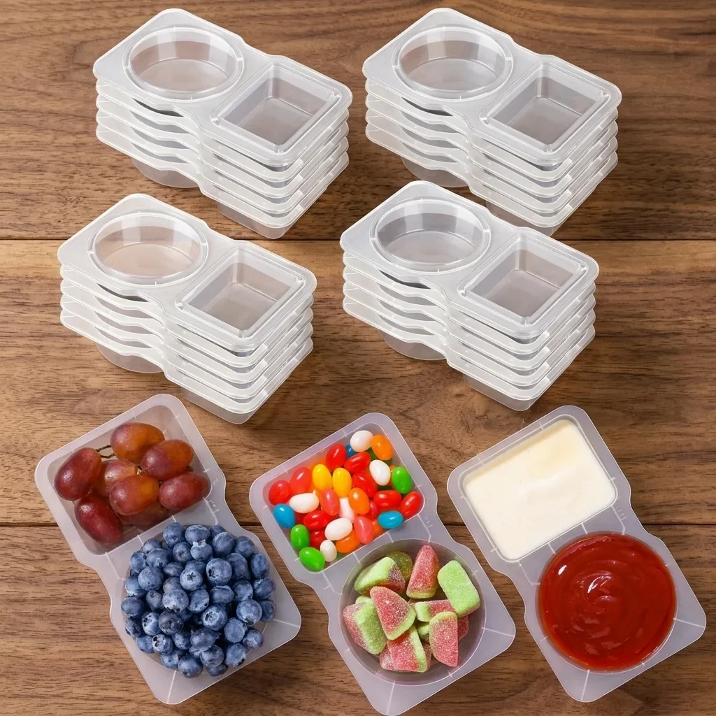 Contenedores de Plástico Trans - Food Snacks For Kids Party reseña y precio