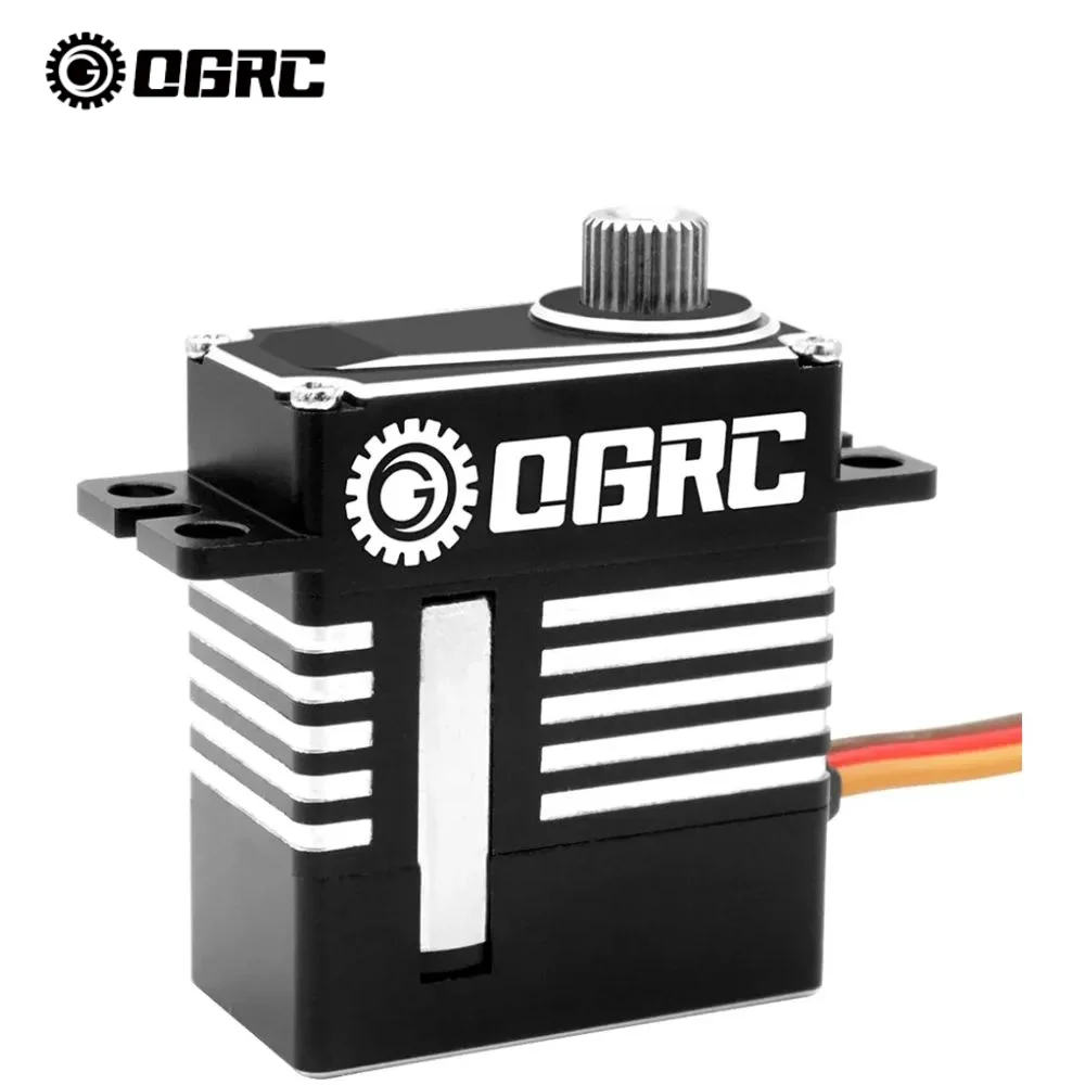 OGRC SCX24 Servo SCX24 High Torque Steering Servo Digital Servo RC Steering Servo With Steel Gear for SCX24 TRX4M Upgrade Parts