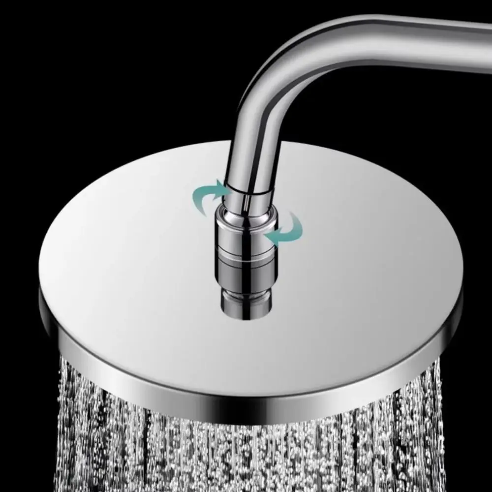 

9-inch Large Pressurized Shower Head 360° Swivel Big Panel Rainfall Rain Shower Head Single Rain Fixed Internal Pressure Booster