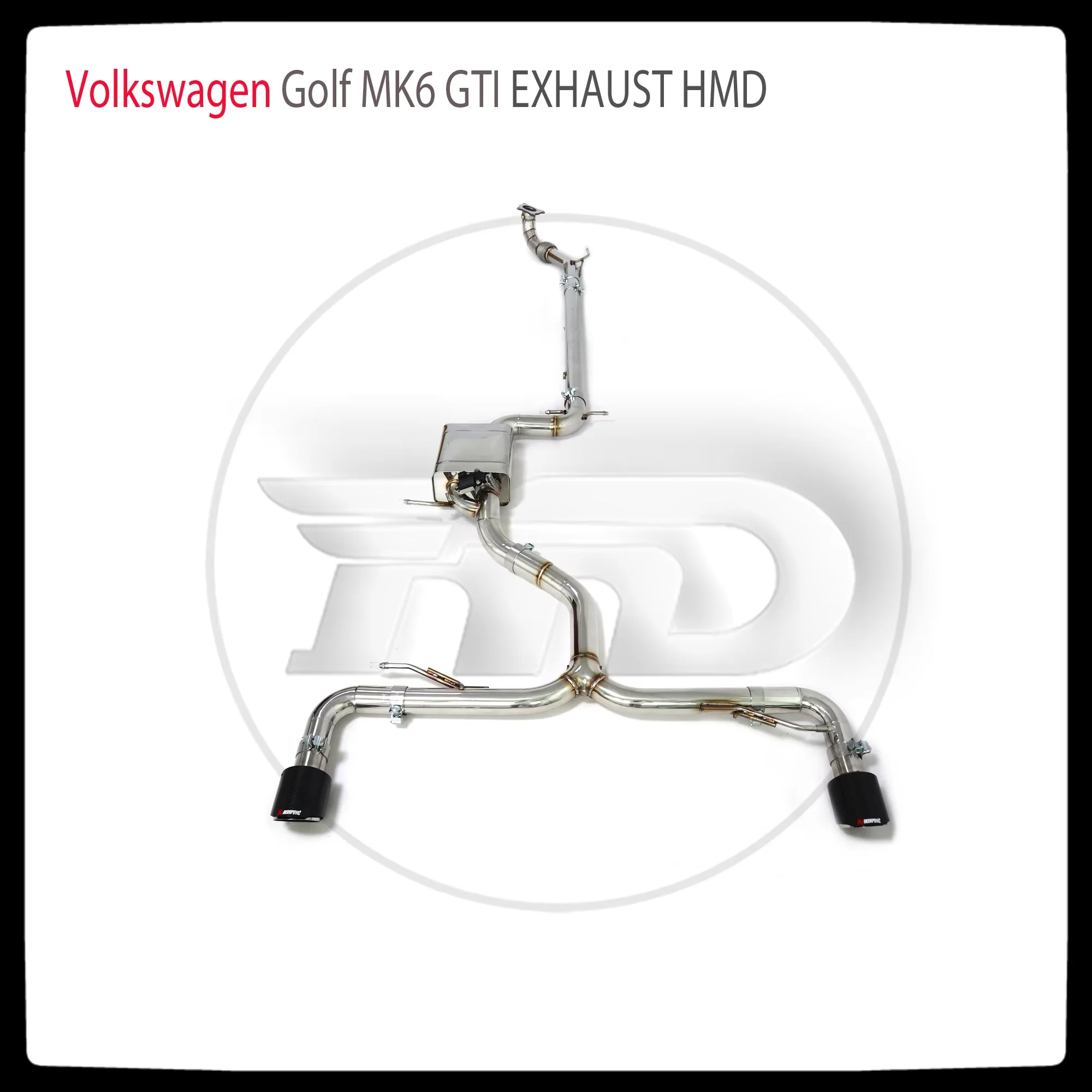 HMD Stainless Steel Exhaust System Performance Catback For Volkswagen Golf MK6 GTI 2.0 TFSI 2008-2013