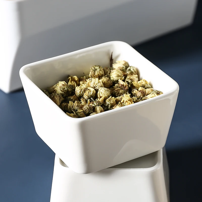 Cuenco Blanco de Cerámica para Restaurante, Plato para Frutos Secos, Nueces, Pasteles, Dulces, Frutas, Condimentos, Salsas y Dip