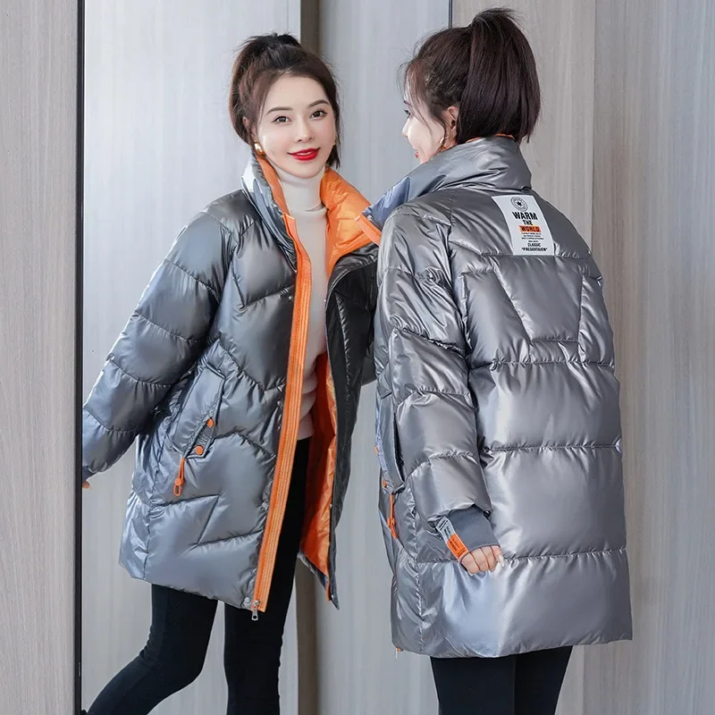 Down jacket women's clothing 2021 the new western style long down jacket winter coat winter overcoat 2102