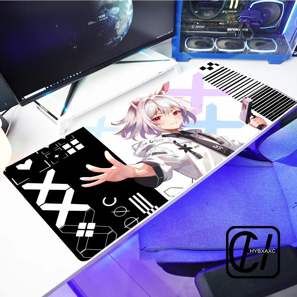 

C-CSGO Anime Mouse Pad Print Stream Game player Mouse Pad Large Gamer anti-slip Rubber Company Desk mat Design HYBXXC