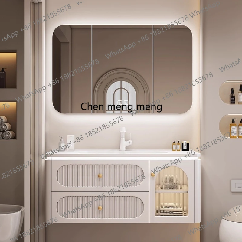 Decorations Modern Bathroom Cabinet Space Saver Luxury White Sink Bathroom Cabinet Perfume Organizer Gabinete Home Furniture
