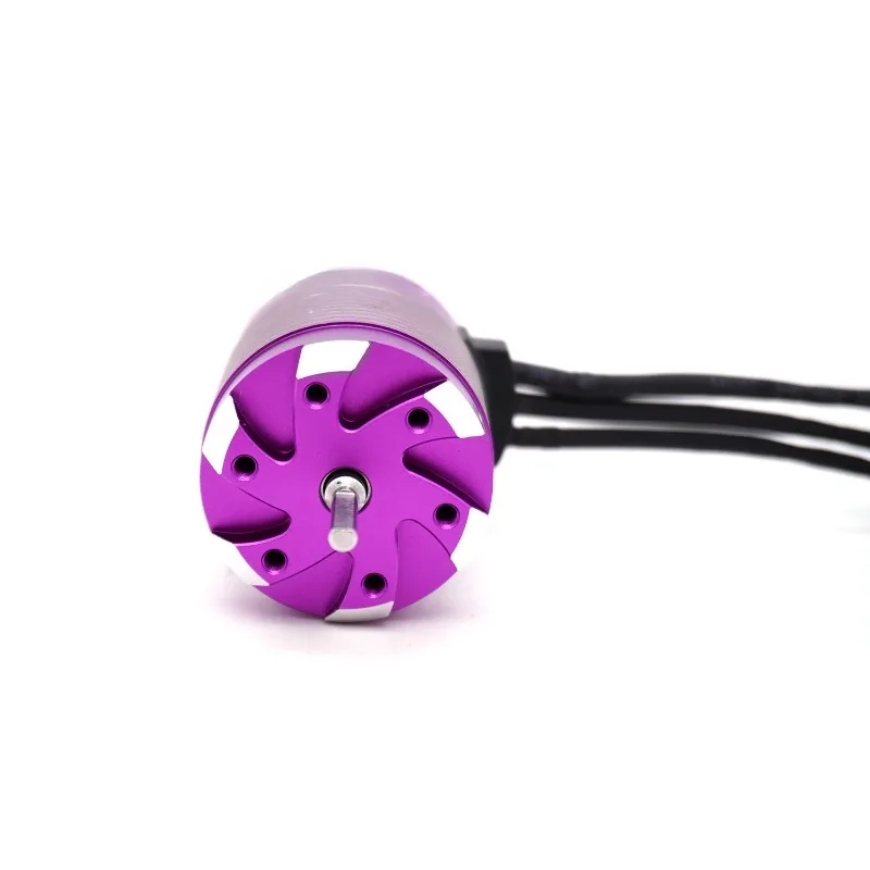 3650 3660 3674 Sensorless 4-Pole Brushless Motor 3.175mm / 5.0mm Shaft Replacement Power Part for 1/8 1/10 RC Off-Road Buggy