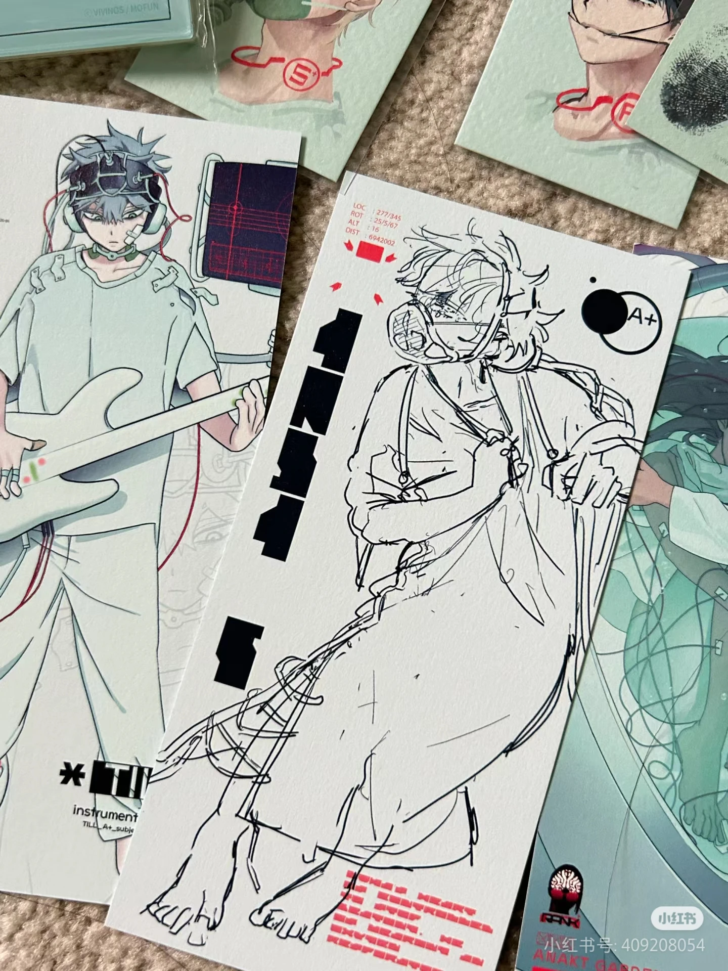 Alien Stage Anakt garden collection Pinbutton Desk Pad Acrylic Figure Poster Keyholder official original merchandise