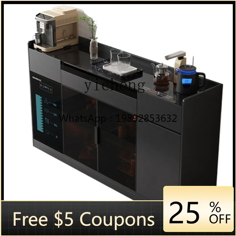 

Tqh Household Integrated Cabinet Sideboard Cabinet with Disinfection Office Water Bar