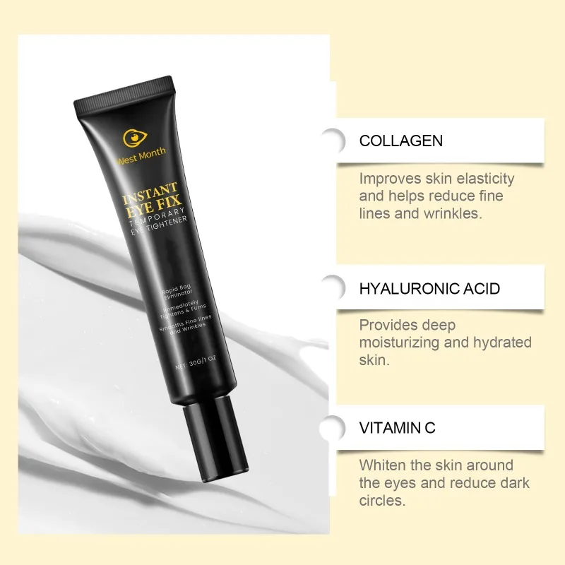 Instant Eye Cream Fade Fine Lines Remove Bags Under Eyes Whitening Lightening Cream Wrinkle Removal Eye Firming Skin Care Beauty