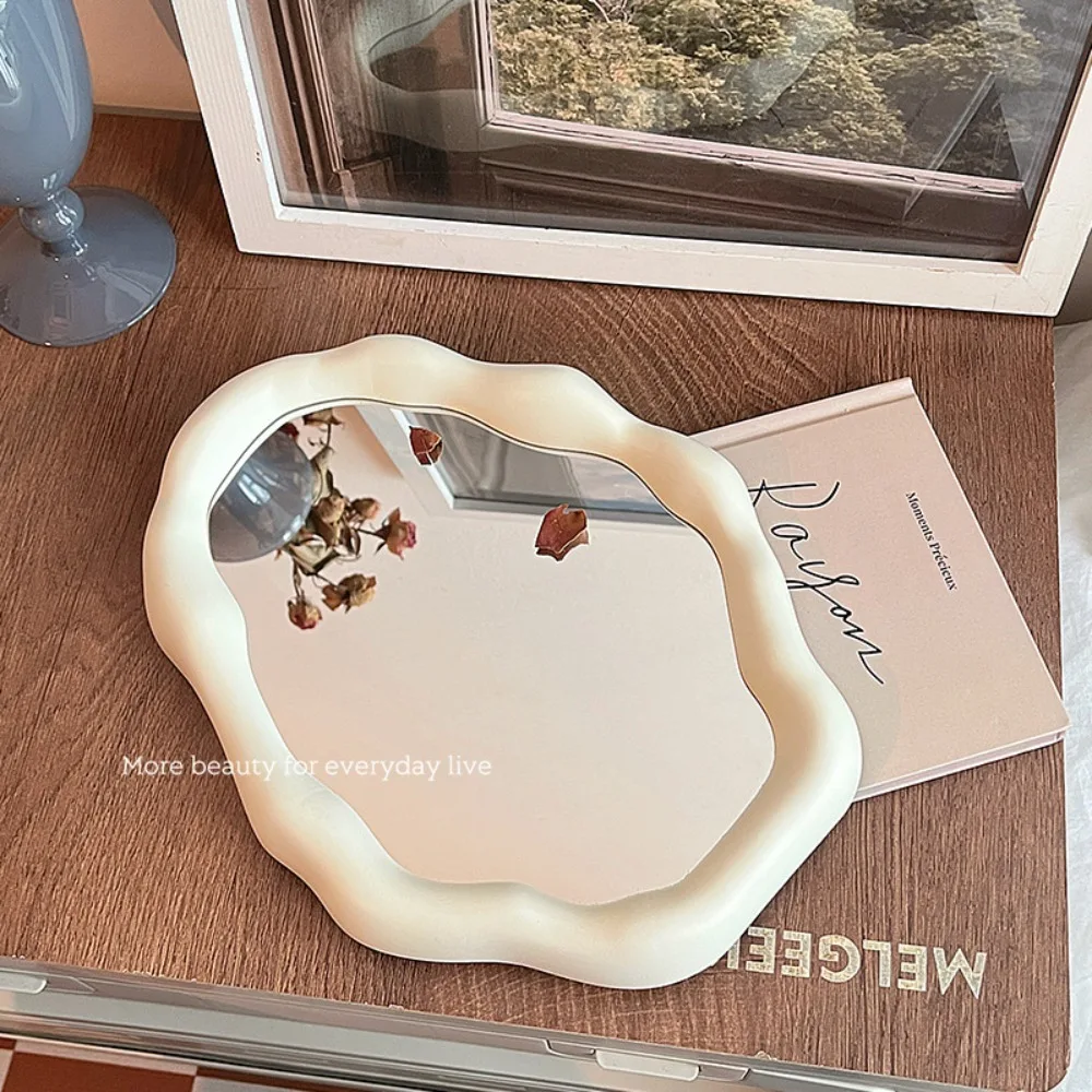 Tabletop Decorative Mirrors Makeup Mirror Home Decoration ,Woman Makeup Supplies Bedroom Desk Accessories Room Decor