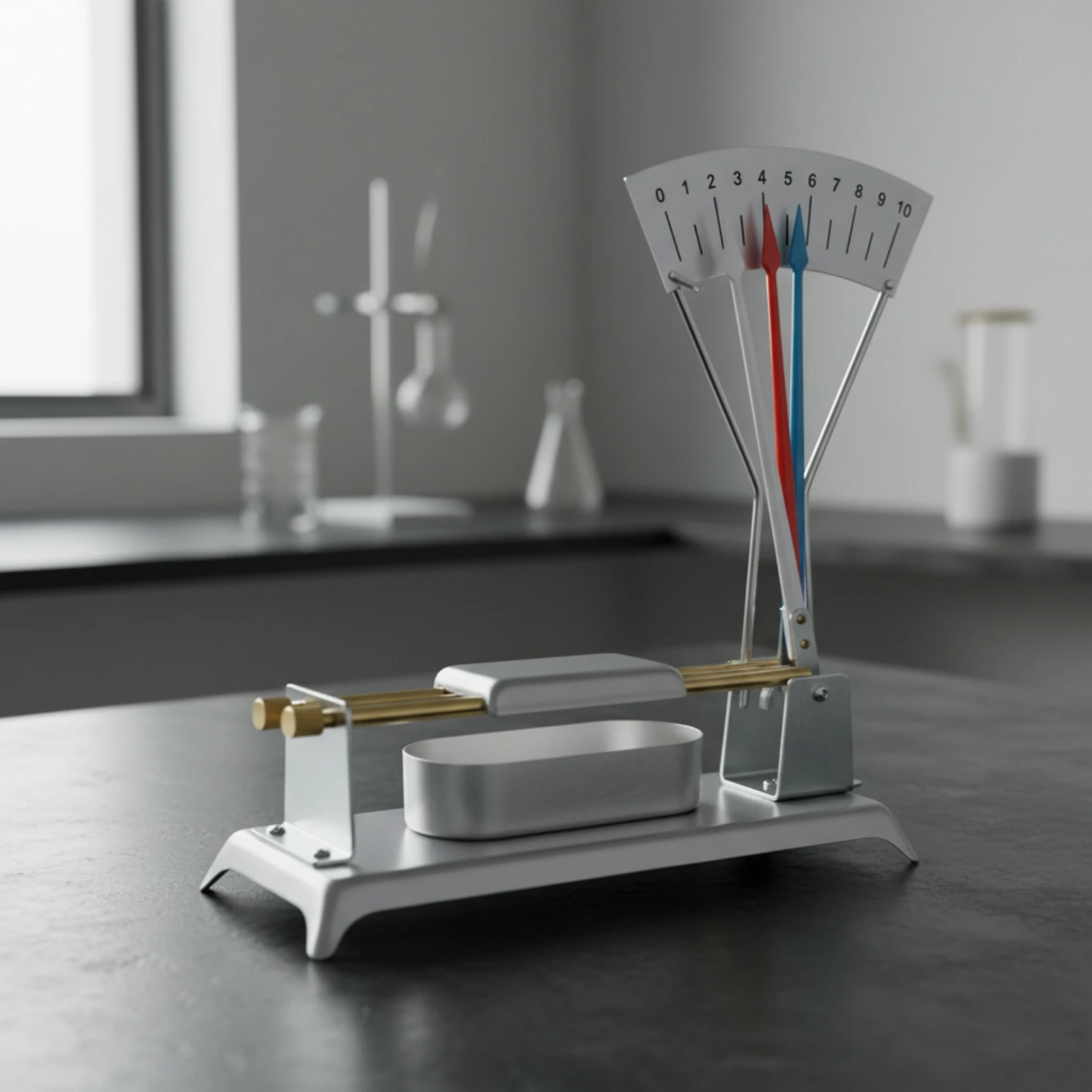 Metal Wire Expansion Demonstrator Analog Thermal Expansion Demonstration Instrument Tabletop for Teachers, Physics Classroom