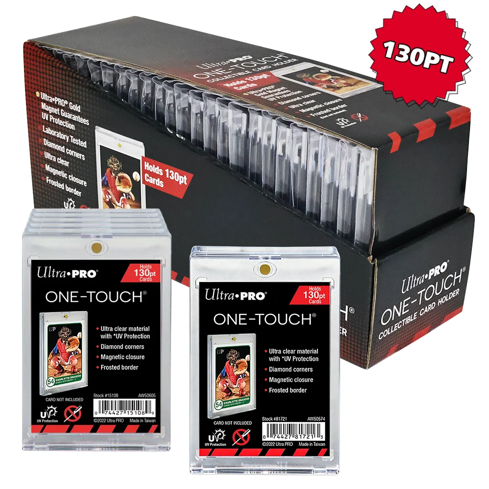 1/2PCS 130PT Ultra Pro ONE-TOUCH for PTCG / Trading Card Storage Cases,Magnetic Card Holder for Standard Game Card