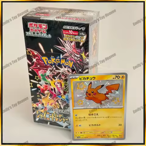 In Stock Original Pokemon Japanese Cards SV4A Shining Treasure Booster Box Packs Trading Cards Display Competition Game Gifts
