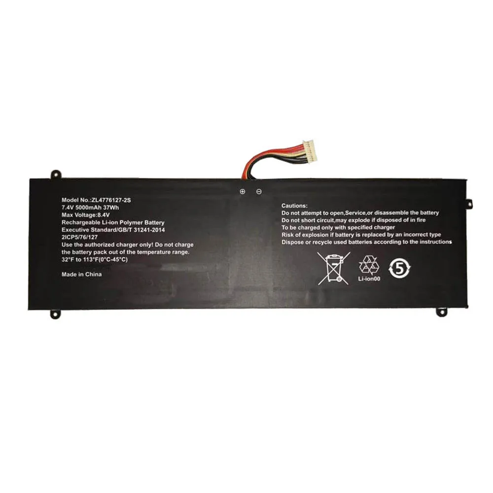 

Laptop Battery For Jumper 1544-9701 / NV-4774126-2S / ZL4776127-2S / UTL4776127-2S / Smartbook 141 / M-SB145 7.4V 37Wh 5000mAh