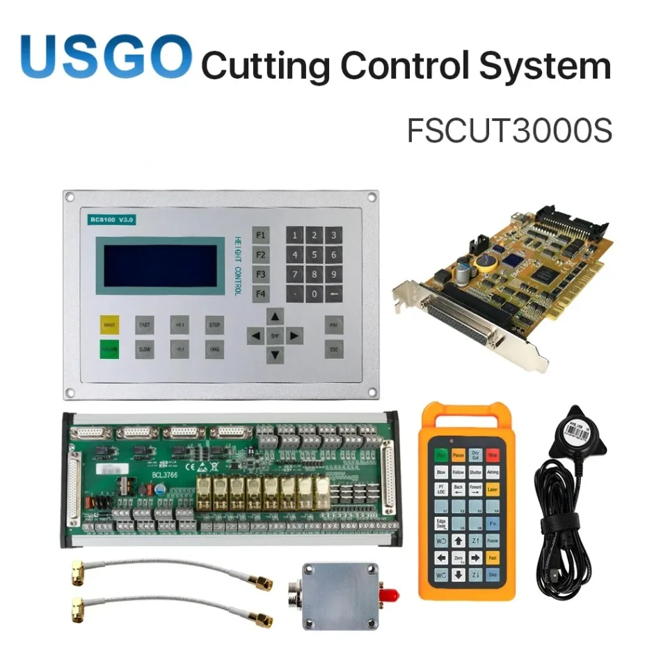 USGO Original FSCUT Friendess FSCUT3000S Fiber Laser Cutting Control System for Sheet Metal Pipe Tube Laser Cutter