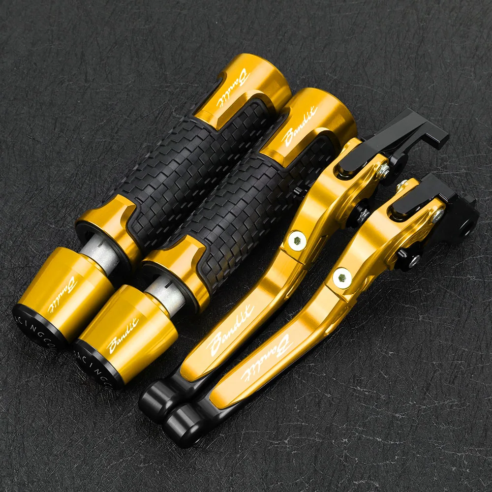 1995-2004 FOR Suzuki GSF600 GSF 600 BANDIT Motorcycle CNC Folding Extendable Adjustable Clutch Brake Levers Handbar End Grips