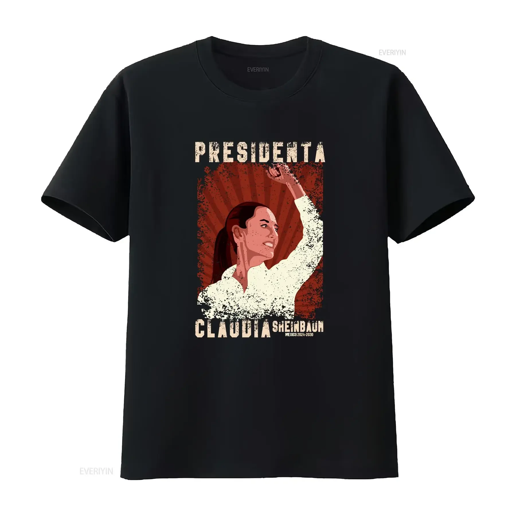Camiseta Claudia Sheinbaum México 2024 AMLO Latina, regalo español mexicano, manga larga o corta, vintage, lavada, suave
