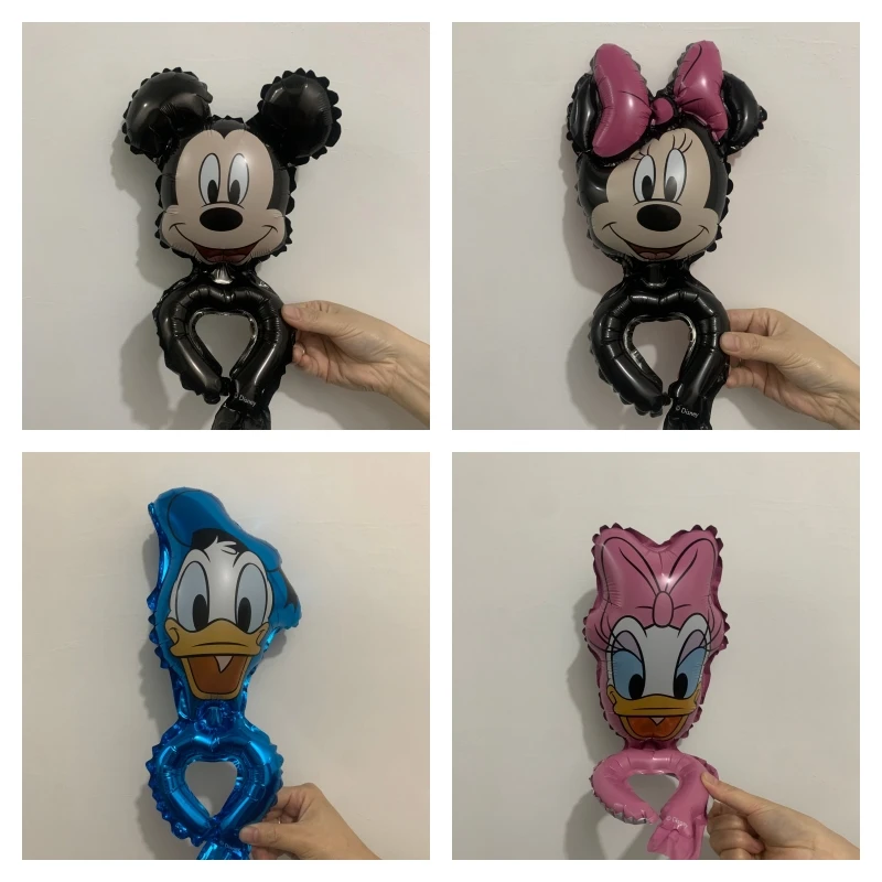 

Cartoon Animal Wrist Party Balloon Decoration Anime Disney Mickey and Minnie Pattern Props Children's Gifts