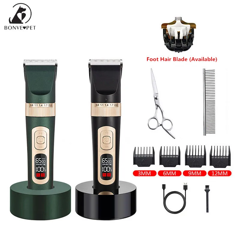 Pet Dog Electric Hair Cutting Remover Machine Large Dog Haircut Trimmer Dogs Cat Rechargeable Pet Professional Grooming Shaver