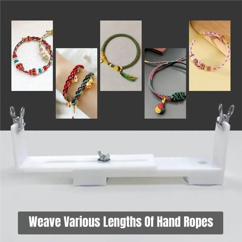 ABVG-الشفط كأس Paracord تهزهز سوار صانع الرقص قابل للتعديل اليد الحياكة تهزهز صانع سطح المكتب لتقوم بها بنفسك أدوات تجديل