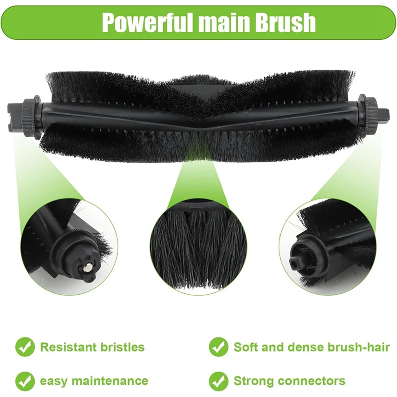 AY03-Para Eufy L60/ L60 SES/ L50/ L50 SES Robot aspirador Cepillo Lateral principal filtro Hepa paño de mopa bolsas de polvo piezas