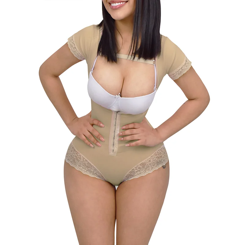 

Faja Body Shaper Double Compression Thin Strap Tummy Control Shapewear Compression Waist Trainer For Daily And Post-Surgical Use