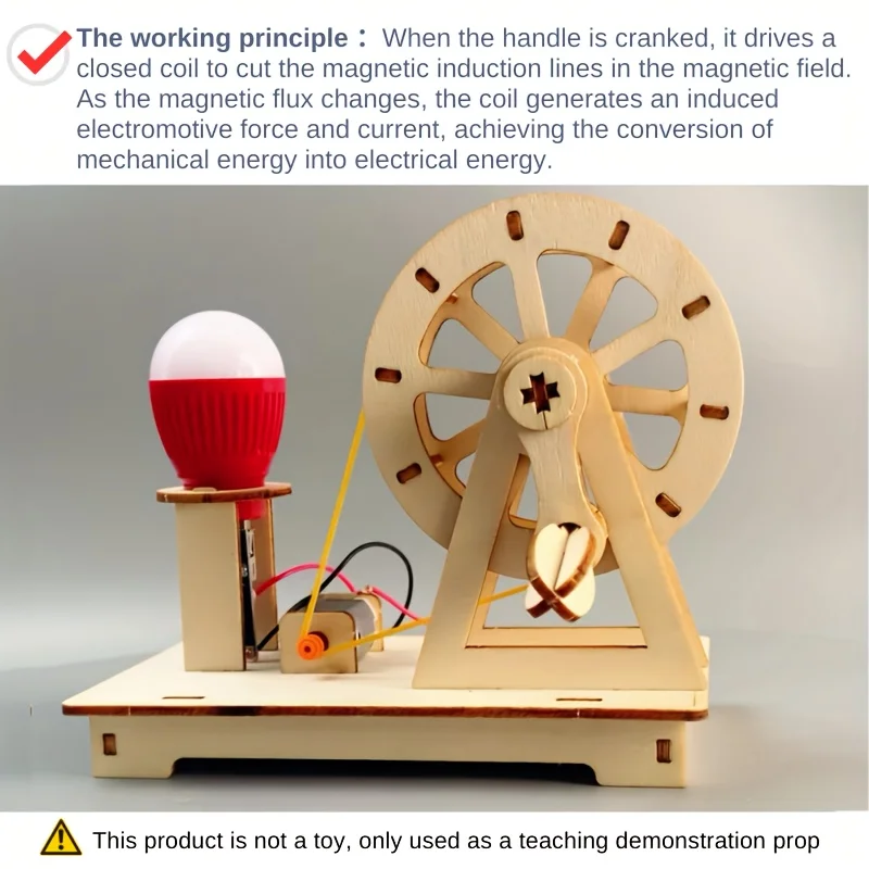 Houten educatief speelgoed voor kinderen DIY Fysiek Wetenschap Model Experiment Handgemaakte kleine productie Assemblage Craft Technologie Project