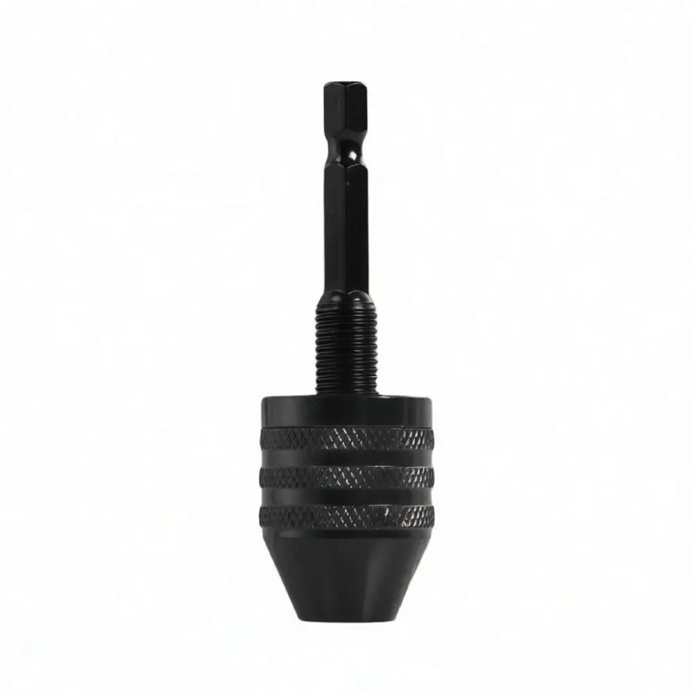 Precision Drill Chuck 0.3 To 6.5mm Hex Shank Replacement Quick Change Adapter Three Jaw Self Centering For Crafting DIY