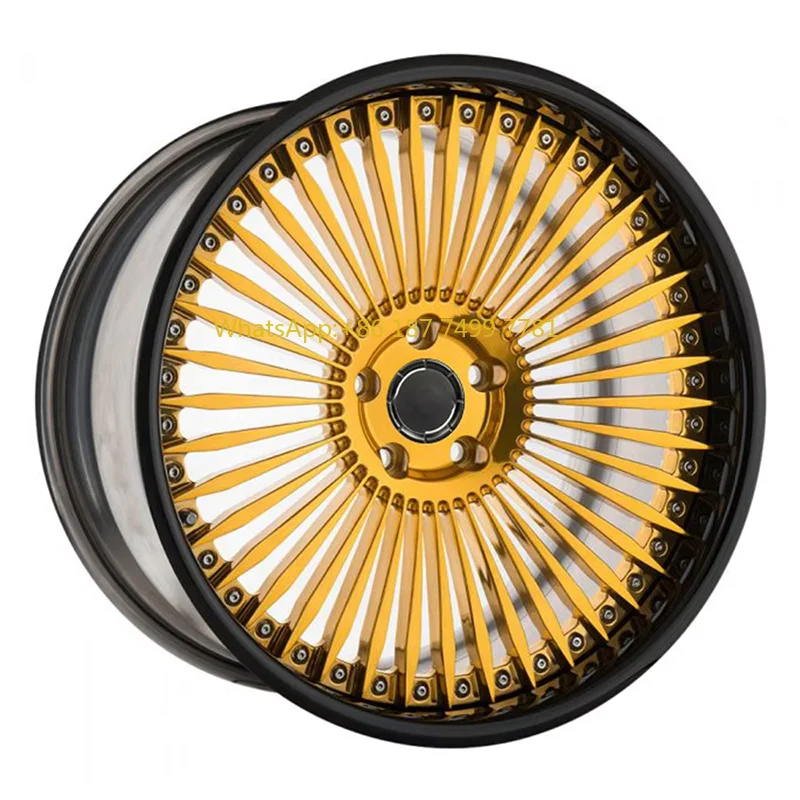 

Низкая цена. Автомобильное легкосплавное колесо из алюминия 18, 19, 20, 21, 22, 23, 24, 26-дюймовый глубокий диск, золотой хром, ступица колеса пассажирского автомобиля