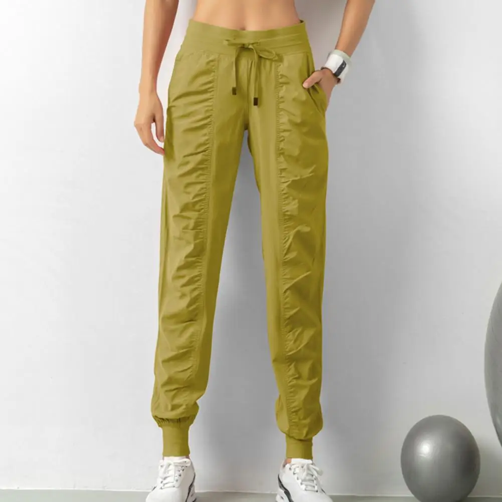 FjSoft-Pantalon cargo respirant pour femme, taille haute, proximité, wstring élastique pour le sport