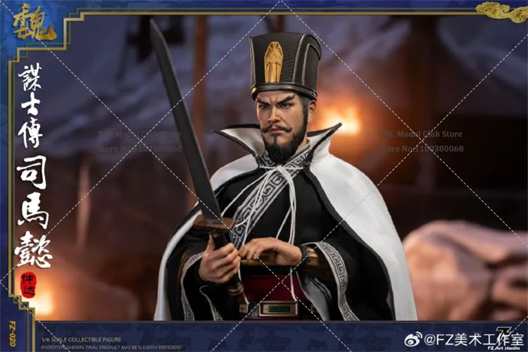 Originele Fz Art Studio Fz020 1/6 Schaal Mannelijke Soldaat Drie Koninkrijken Tai Fu Sima Yi Volledige Set 12Inch Actiefiguurpop