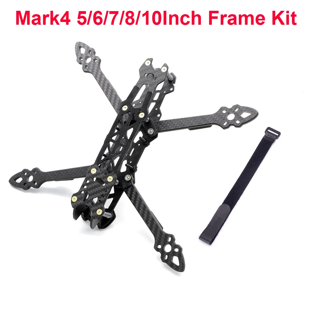 Mark4 Mark 4 5 cali 225mm/ 6 cali 260mm/7 cali 295mm/8 cali 375mm/10 cali 473mm 5mm ramię FPV Racing Drone Quadcopter Freestyle Frame