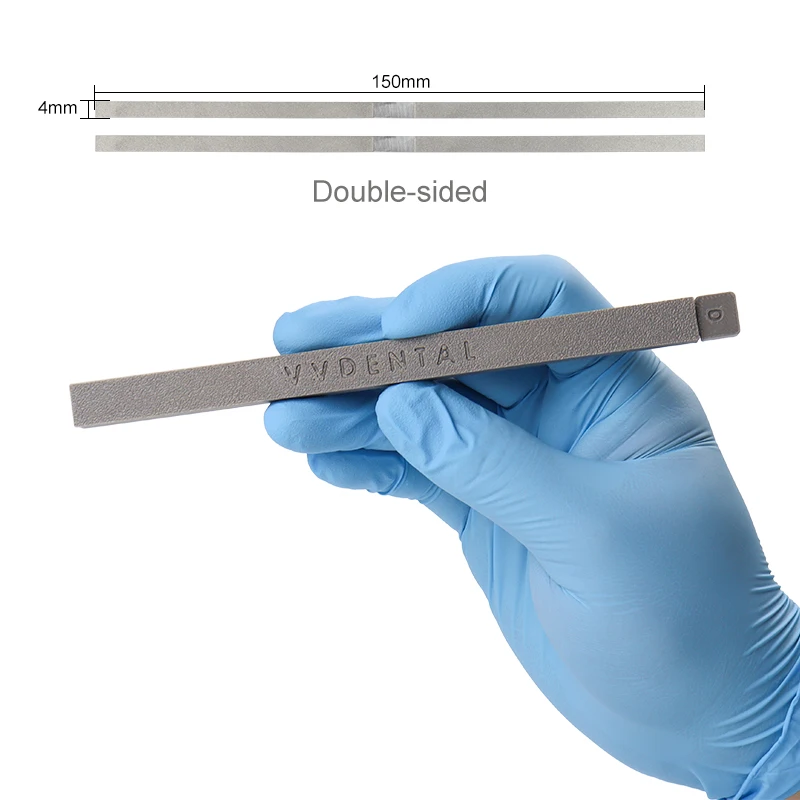 5pcs/box Dental Polishing Strip Single/Double Sided Tooth Interdental Resin Surface Grinding Whitening Sanding Dentist Material