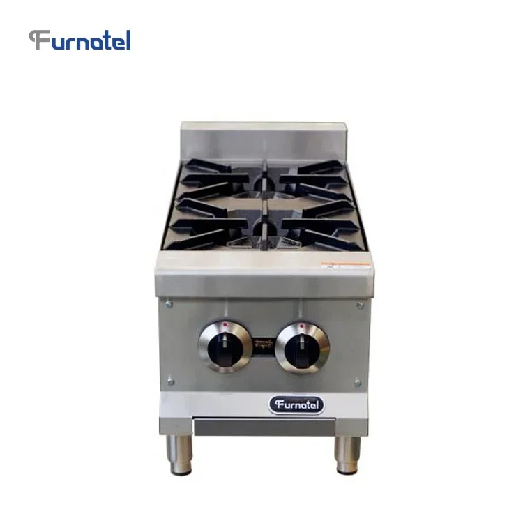 Furnotel Max Series 12'' 2 Burner Gas Range Burner 50000BTU