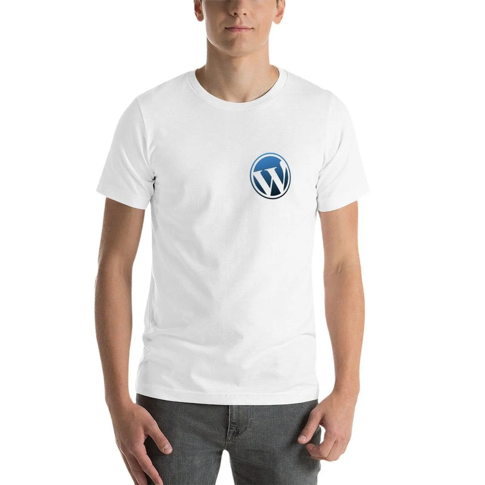 تي شيرت مدون Wordpress تي شيرت رجالي تي شيرت جرافيك تي شيرت للرجال جرافيك مضحك أنيمي تي شيرت كبير الحجم #4