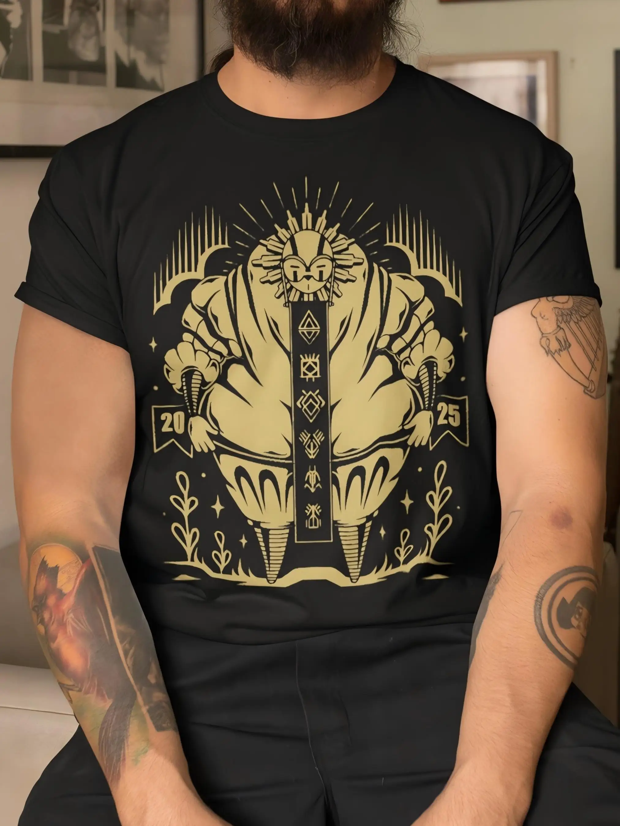 

Summer Cotton Gaming Enthusiast Men's Casual Printed Round Neck Short Sleeved Unisex Outdoor Soft Breathable T-shirt