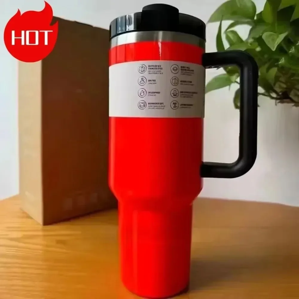 جديد 40oz الفولاذ المقاوم للصدأ معزول زجاجة ماء ترموس تفريغ للسيارة السفر الرياضة المشروبات الباردة كوب حراري هدية كوب حراري