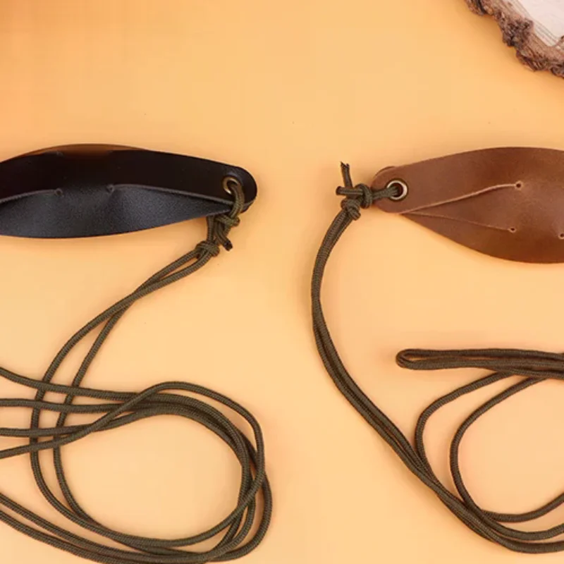 

Handmade Leather Shepherd Sling Leather Throwing Sling Old-Fashioned Slingshot For Outdoor Sports Shooting Hunting Accessories