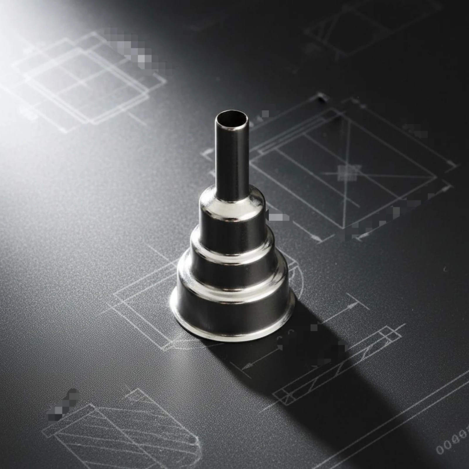 9 Mm Round Nozzle Stepped Design Hot Nozzle Heat Attachments Narrow Outlet Tube Tool Part High Temperature Resistant